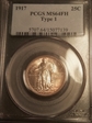 1917 25C Type 1 MS64FH