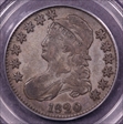 1820 50C Sq. 2, Lg Date, No Knob VF30