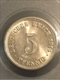 1914-D 5 Pfg J-12 MS62