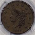 1834 1C Lg 8, Sm Stars, Med Let VF25BN