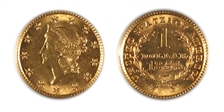 1854 G$1 Type 1 MS62