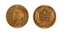 1854 G$1 Type 2 MS61