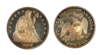 1867 $1 PR64