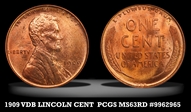 1909 VDB 1C MS63RD