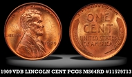 1909 VDB 1C MS64RD