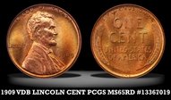 1909 VDB 1C MS65RD