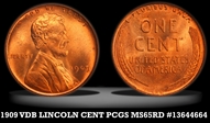 1909 VDB 1C MS65RD