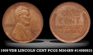 1909 VDB 1C MS64BN