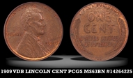 1909 VDB 1C MS63BN