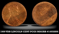 1909 VDB 1C MS62RB