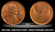 1909 VDB 1C MS63RB