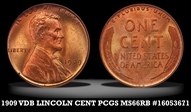 1909 VDB 1C MS66RB