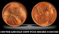 1909 VDB 1C MS64RD