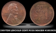 1909 VDB 1C MS62BN