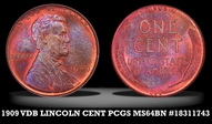 1909 VDB 1C MS64BN