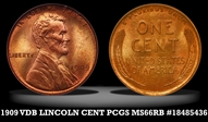 1909 VDB 1C MS66RB