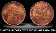 1909 VDB 1C MS64RB