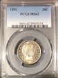 1892 25C MS62