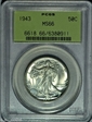 1943 50C MS66