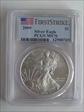 2009 $1 Silver Eagle First Strike MS70