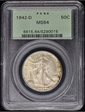 1942-D 50C MS64