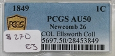 1849 1C N-26 AU50BN