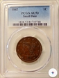 1842 1C Small Date AU53BN