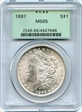 1897 $1 MS65