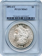 1892-CC $1 MS63