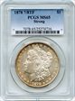 1878 7/8TF $1 Strong MS65