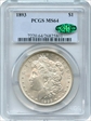 1893 $1 MS64