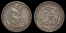 1873 50C Arrows VF30