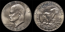 1974 $1 MS65