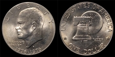 1976-D $1 Type 2 MS66