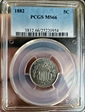 1882 5C MS66
