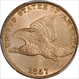 1857 1C Flying Eagle MS64