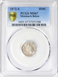 1872-S H10C Mintmark Below Bow MS67