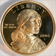 2006-S SAC$1 PR70DCAM