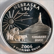2006-S 25C Nebraska Silver PR70DCAM