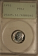1950 10C PR66