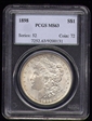 1898 $1 MS63