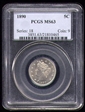 1890 $1 MS63