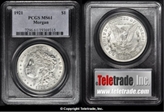 1921 $1 Morgan MS61