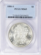 1880-S $1 MS65