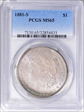 1881-S $1 MS65