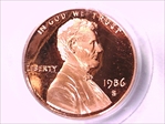 1986-S 1C PR69DCAM
