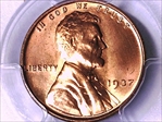 1937 1C MS65RD