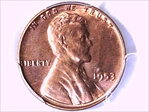 1953 1C MS65RD