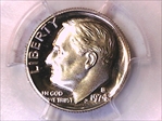 1974-S 10C PR69DCAM