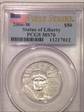 2006-W $50 Burnished St. of Liberty First Strike SP70
